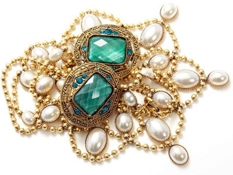 Antique gold, pearl and gemstone estate jewelry bought in Boca Raton
